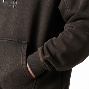 Sudaderas con capucha de diseño personalizado para hombre, ropa de calle bordado personalizado con estampado, sudaderas de lana lisas, sudaderas con capucha en blanco sublimadas - Product Image 3