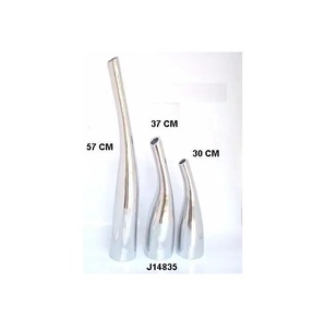 Aluminum Flower <b>Vase</b> With aluminum base And Nickel Finished High Quality Indian Made Metal Material Flower <b>Vases</b> - Product Image 1
