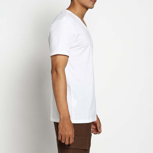 เสื้อยืดคอกลมผู้ชายแบบใหม่ สีพื้นเรียบง่าย แขนสั้น ขายส่ง เสื้อยืดคอกลมผู้ชายแขนสั้น ผ้าฝ้าย 100% - Product Image 2