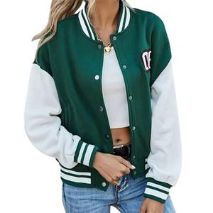 Nouveau logo 3D de qualité supérieure vestes Letterman pour femmes vente en gros veste universitaire OEM fabricant de veste universitaire imperméable - Product Image 5