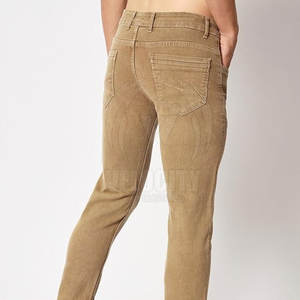 Pantalones vaqueros de algodón 100% ajustados hechos a medida para hombre, Pantalones rectos transpirables con patrón sólido por sublimación para la temporada de otoño, novedad - Product Image 2