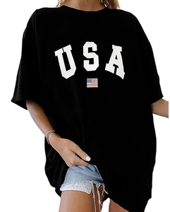 เสื้อยืดโอเวอร์ไซส์ลายดอกไม้สำหรับผู้หญิง เสื้อยืดกราฟิกแนชวิลล์มิวสิค แขนสั้น เสื้อฤดูร้อนลำลองหลวมๆ สไตล์ชายหาด - Product Image 5