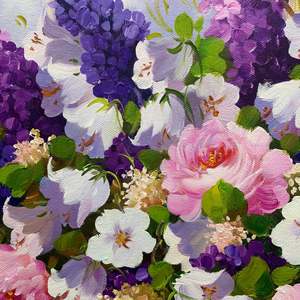 100% dipinto a mano 24 In× 20 in olio su tela arte campo classico - Product Image 2