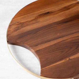 Wooden Platter Vintage Design <b>Serving</b> <b>Tray</b> for Home or Special Occasions Stoneware Dishes - Product Image 3