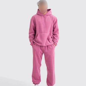 Venta al por mayor de chándal de gran tamaño para hombres 100% Material de algodón ligero deportes y ropa de calle chándal para hombres - Product Image 4