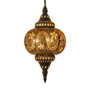 Lampe suspendue décorative en métal faite à la main pour la maison Design de lampe suspendue de style marocain Lanterne d'éclairage de mariage personnalisée - Product Image 6
