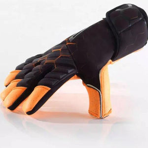 Guantes de Portero de Fútbol Profesionales Personalizados, Transpirables, Antideslizantes, de Cuero, con Protección para los Dedos para Adultos - Product Image 3