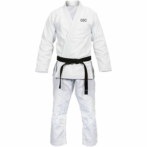 Uniformes de artes marciales bjj gi, sin logotipo uniforme de jiu jitsu brasileño, personalizable con tu marca privada - Product Image 4