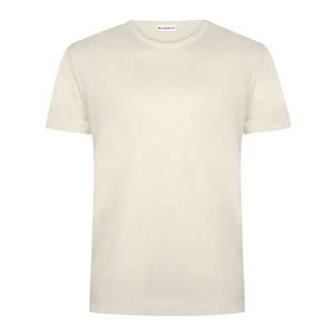 T-shirt pour homme en lin 52% et coton 48%, manches courtes, col rond, uni - Product Image 6