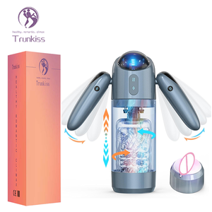 Smart Space Masturbation Cup Sex für Erwachsene Produkt <span class=keywords><strong>4</strong></span>-Frequenz Variable Geschwindigkeit 7-Frequenz-Modus Teleskop rotation Männlicher Mastur bator - Product Image 1