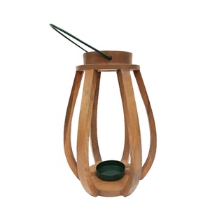 Porte-lampe T en aluminium de couleur bleu ciel en vrac en gros pour la décoration de Noël Bougeoir au design moderne - Product Image 2