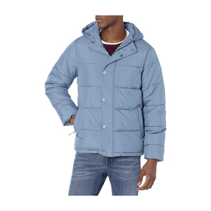 Chaqueta a rayas de moda Ropa de invierno Chaqueta acolchada de estilo corto - Product Image 1