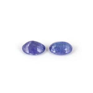 Haute qualité 6X8MM naturel Tanzanite bleu ovale en forme de pierre précieuse à facettes en vrac approvisionnement direct d'usine - Product Image 2