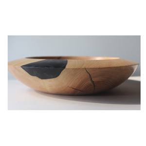 2023 bol en bois de frêne décoratif de meilleure qualité avec vaisselle de cuisine d'hôtel en résine bleue maison et cuisine - Product Image 6