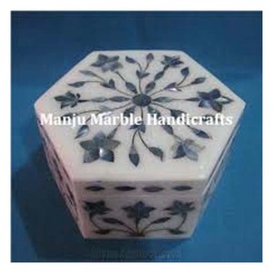 Caja de incrustaciones de piedras preciosas súper curvadas a mano con diseño de formas múltiples, concha de mar perla Madre, artículos de almacenamiento de joyería duraderos artesanales florales - Product Image 5