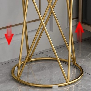 Dernier modèle Design Marbre Haut Fer Pieds Côté/Table Basse Décoration Maison Meubles en métal Espace salon Meubles Articles de décoration intérieure - Product Image 4