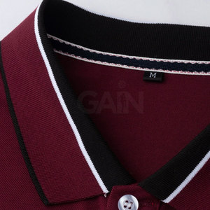 เสื้อโปโลสำหรับผู้ชายทรงสลิมฟิตเสื้อยืดโปโลผู้ชายระบายอากาศได้ดี - Product Image 5