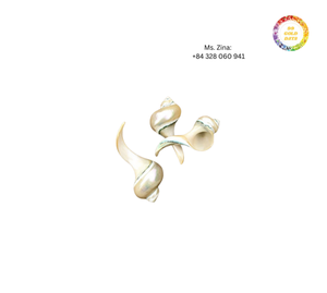 Palillos de concha natural hechos a mano, decoración de vajilla de concha tallada para comedor asiático para uso en restaurante en el hogar - Product Image 2