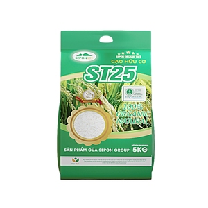 Fournisseur B2B Vietnamien Certifié ISO HACCP Riz Blanc Jasmin Bio SEPON Sac de 5kg Exportation Haute Qualité Grains Longs Durée de Conservation 1 An - Product Image 1