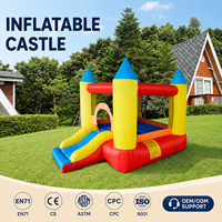 Structure gonflable conforme aux normes ASTM et EN71, zone de rebond séparée, activité de garderie, tissu Oxford 420D 840D personnalisé