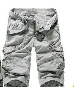 Personnalisé 2025 Short cargo décontracté de haute qualité pour hommes avec poche latérale Short cargo à coupe ample avec six poches pour hommes Short pantalon - Product Image 2