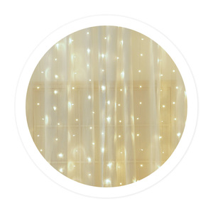 Tenda LED da 5 m con 20 strisce da 1 m ciascuna. Bianco freddo, IP44 (GSC 204605019) - Product Image 1