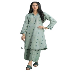 Khaddar Collection moderne décontracté 2 pièces coton Salwar Kameez pour les femmes belle élégant quotidien porte pour le Pakistan Inde - Product Image 1