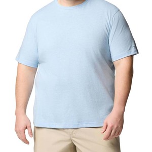 Camiseta de Hombre 100% Algodón, Nueva, a la Moda, Precio de Fábrica, Lisa, Teñida, con Estampado Digital, Transpirable, Ecológica, Talla Grande, Corte Holgado - Product Image 1