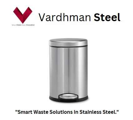 2025 Hot Selling Stainless Steel Dustbin Beautiful Waste Container That Makes Waste Disposal Elegant
