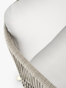 Ghế sofa Vườn gỗ fairen với dây dệt <span class=keywords><strong>2</strong></span> chỗ ngồi với kết thúc tự nhiên - Product Image 6