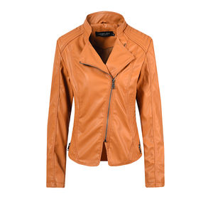 Ladies OEM Real Leather Biker Jacket Custom Slim Fit Winter Motorcycle Style <b>Sheepskin</b> <b>Coat</b> Factory Direct <b>Sale</b> - Product Image 5