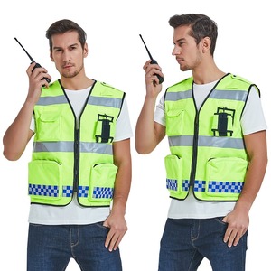 เสื้อกั๊กนิรภัยแบบสะท้อนแสงทุกชนิด ปรับแต่งได้ ความสว่างสูง - Product Image 5