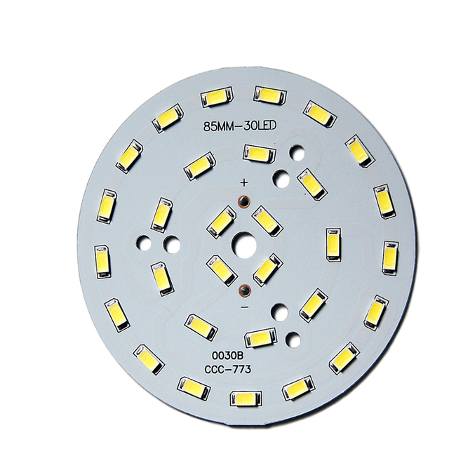 Customized Round Circuit Board LED Light Aluminum with Good Thermal Conductivity of 237w/mK