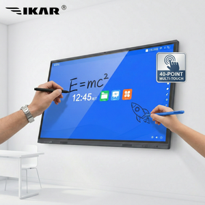 Écran interactif 98 pouces 4K UHD tactile 40 points, tableau intelligent pour centre de formation, éducation scolaire, <span class=keywords><strong>prix</strong></span> usine, <span class=keywords><strong>PC</strong></span> tout-en-un - Product Image 1