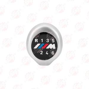 Pomello cambio in pelle grigio opaco serie 6 marce M per modelli M3 M5 serie 5-si adatta E36 ed E46 - Product Image 3