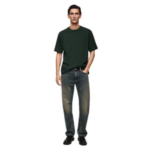 Meilleures ventes T-shirt pour homme en coton de haute qualité col rond manches courtes nouveau design et séchage rapide - Product Image 2