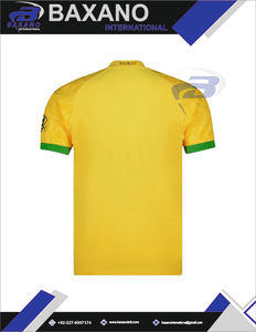 มาเมโลดี ซันดาวน์สเสื้อฟุตบอลพิมพ์ลายสีเหลืองเสื้อแข่งทีมเหย้าแบบยูนิเซ็กซ์แขนยาวระบายอากาศได้ดีเสื้อยืดกีฬาน้ำหนักเบา - Product Image 5