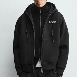 Sweat à capuche en polaire personnalisé avec logo 2026 pour homme, vêtement décontracté avec capuche, couleur unie, matière de haute qualité, manches longues - Product Image 1