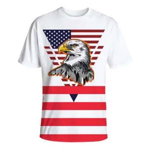 Camisetas Casuales de Cuello Redondo para Hombre, de Alta Calidad, Lisas, con Impresión Digital Personalizada del Logotipo en la Parte Delantera, Corte Regular, Poliéster/Algodón, Venta al Por Mayor - Product Image 1