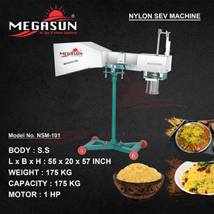 Sev en nylon de capacité élevée faisant l'extrudeuse automatique d'acier inoxydable de machine pour la production commerciale de casse-croûte - Product Image 2