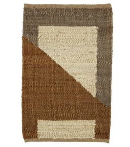 Juego de alfombras de cáñamo con patrón geométrico de estilo escandinavo hecho a mano de la mejor calidad del fabricante indio, sala de estar suave para el hogar y el Hotel - Product Image 4