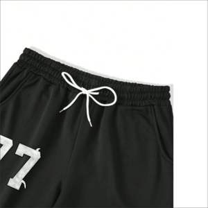 Venta caliente de las mujeres de peso pesado Streetwear con capucha Sweatsuit Set Sólido Impreso Drop Shoulder Jogger Pantalones Sweatsuit - Product Image 5