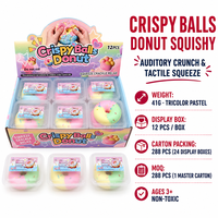 Jouet sensoriel Southpeak : Donut croustillant, jouets squishy, jouets anti-stress, vente en gros, usine OEM/ODM