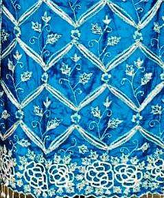 Costumes brodés à la main non cousus de créateur moderne pour femmes Fêtes de style traditionnel indien tendance - Product Image 3