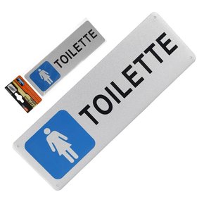 * OUTLET * cartello bagno donna 5*18CM-casa e giardino/ - Product Image 1