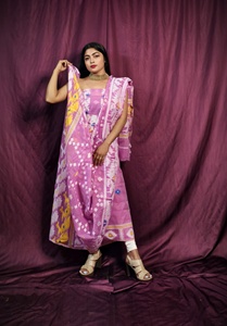 Ligero BARFI Motif Dupatta con Churidar Piece/Traje para Niñas para vestidos de novia - Product Image 5