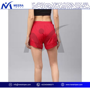 Vente en gros Short femme personnalisé Short taille haute respirant séchage rapide Short d'été confortable en coton pour la salle de sport, le fitness et un usage quotidien - Product Image 2