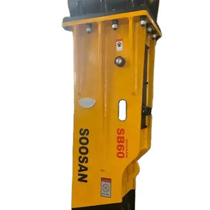 Martillo hidráulico SOOSAN modelo SB60 tipo caja adecuado para excavadoras con 15-18 toneladas y retroexcavadoras - Product Image 1