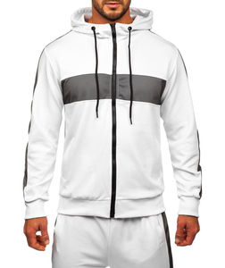 Conjunto Deportivo Personalizable para Hombre, Sudadera Holgada, Pantalones Deportivos Multicolores, Tipo Camiseta, Ropa Deportiva, Diseño de Color Personalizado - Product Image 2