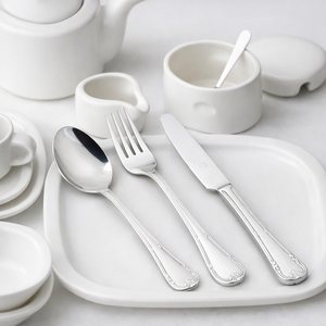 Mr. Spoon Serie Flores, Cuchara de Sopa, 200 mm, Acero Inoxidable 18/0, Mango Monobloque, Plateado, Apto para Lavavajillas, Hostelería Restaurante - Product Image 4